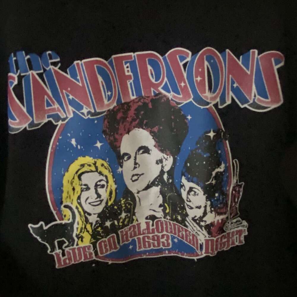 Girl Tribe Co | Hocus Pocus Sanderson Sisters Black Halloween Sweatshirt SMALL - Picture 6 of 6